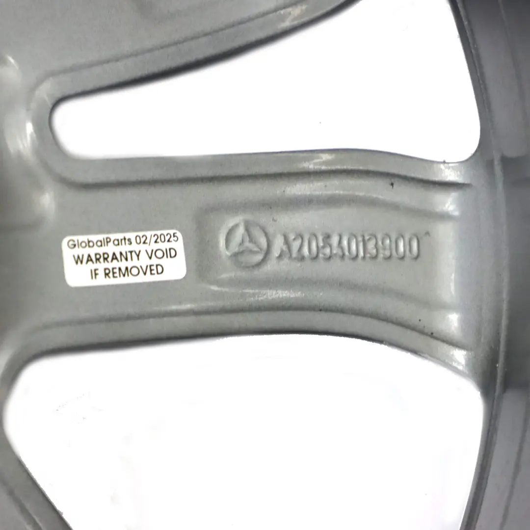  Llanta Mercedes W205 Llanta de aleación 5 radios dobles 17" 8J ET:54 - SKU A2054013900-2 - Número de pieza A2054013900