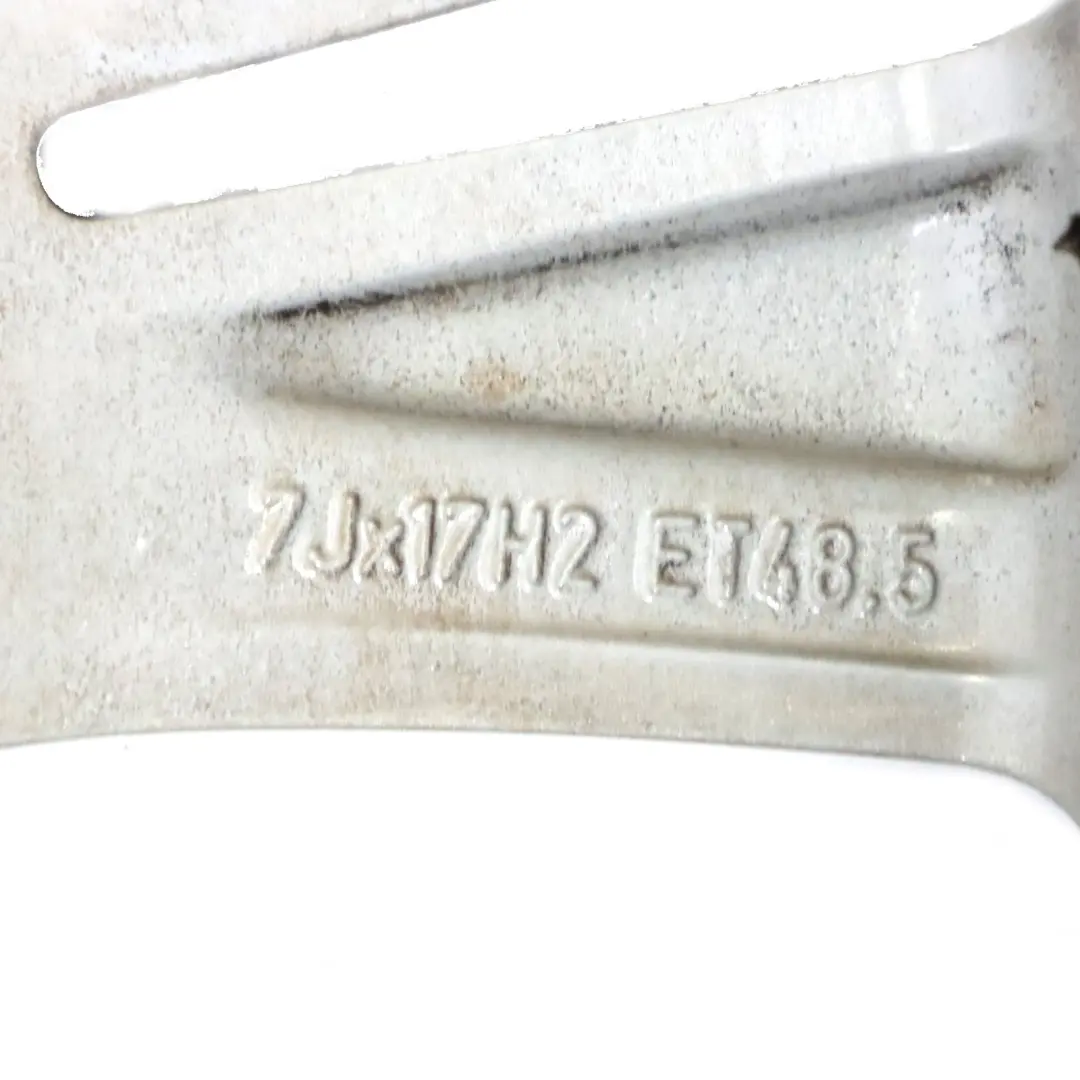 Mercedes W205 Argento Cerchio in lega 5 doppie razze 17" 7J ET:48,5 - SKU A2054014300-2 - Numero di parte A2054014300