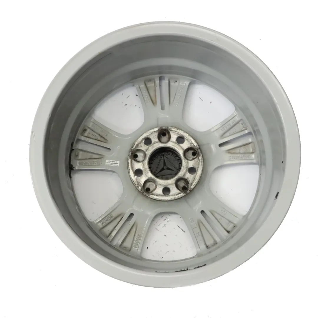 Mercedes W205 Silver Wheel Alloy Rim 5 Double Spoke 17" 7J ET:48,5 - SKU A2054014300-3 - Part number A2054014300