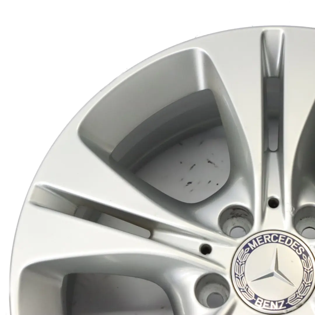 Alloy Rim 5 Double Spoke 17" 7J ET:48,5 to Mercedes W205 Silver Wheel with Part number A2054014300 Mercedes W205 Silver Wheel Alloy Rim 5 Double Spoke 17" 7J ET:48,5 - SKU A2054014300-3 - Part number A2054014300
