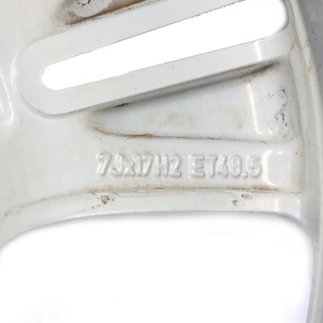 Alloy Rim 5 Double Spoke 17" 7J ET:48,5 to Mercedes W205 Silver Wheel with Part number A2054014300 Mercedes W205 Silver Wheel Alloy Rim 5 Double Spoke 17" 7J ET:48,5 - SKU A2054014300-4 - Part number A2054014300