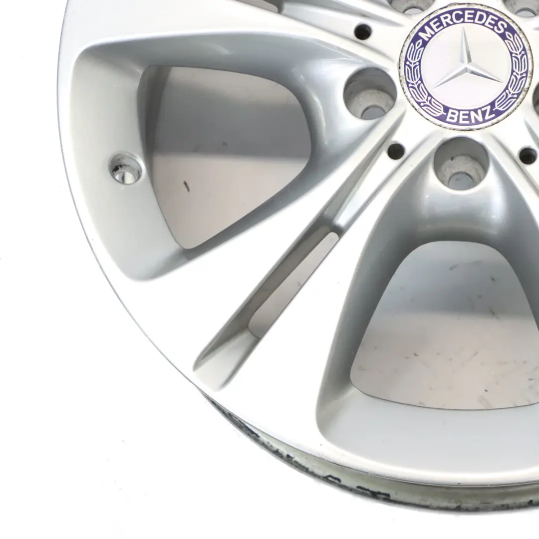 Alloy Rim 5 Double Spoke 17" 7J ET:48,5 to Mercedes W205 Silver Wheel with Part number A2054014300 Mercedes W205 Silver Wheel Alloy Rim 5 Double Spoke 17" 7J ET:48,5 - SKU A2054014300-4 - Part number A2054014300