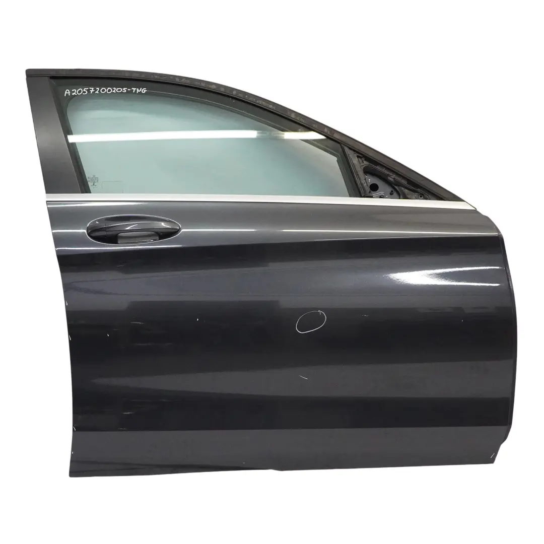 Door Front Right O/S Tenorite Grey Metallic - 755 to Mercedes W205 with Part number A2057200205 Mercedes W205 Door Front Right O/S Tenorite Grey Metallic - 755 - SKU A2057200205-TNG - Part number A2057200205