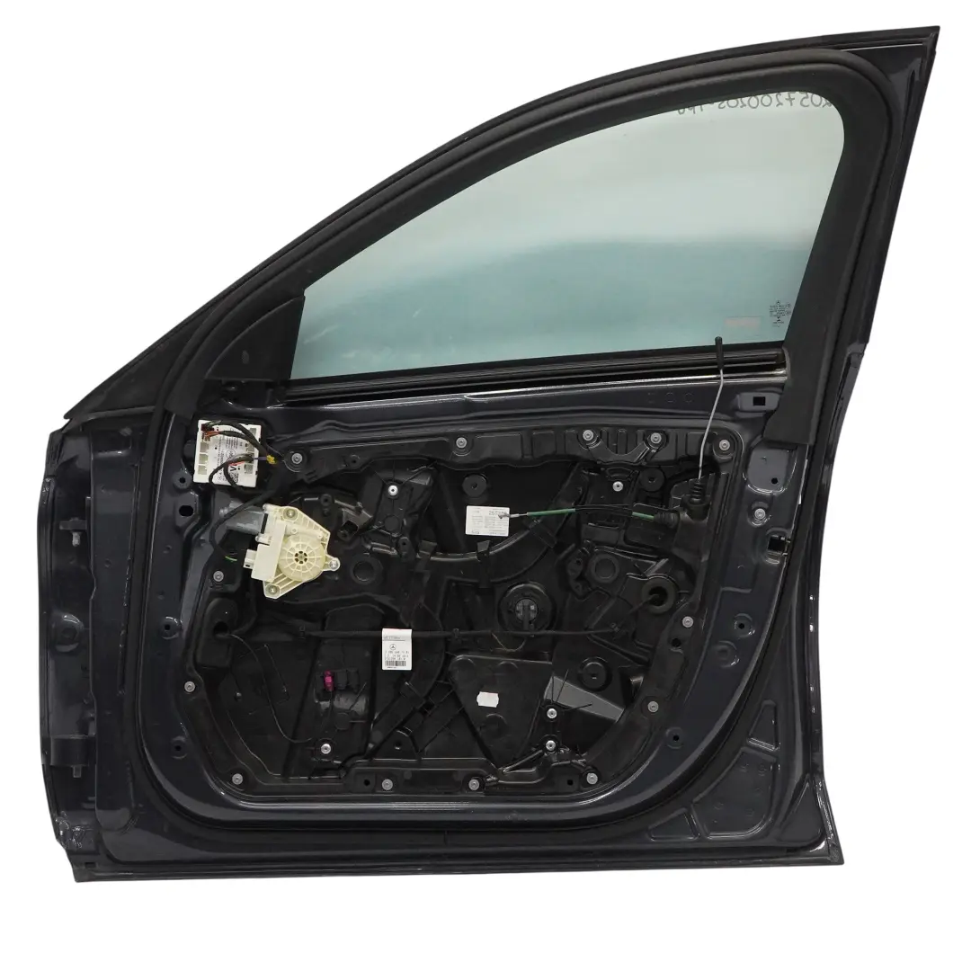 Door Front Right O/S Tenorite Grey Metallic - 755 to Mercedes W205 with Part number A2057200205 Mercedes W205 Door Front Right O/S Tenorite Grey Metallic - 755 - SKU A2057200205-TNG - Part number A2057200205
