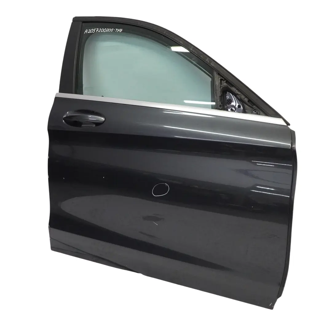 Mercedes W205 Door Front Right O/S Tenorite Grey Metallic - 755 - SKU A2057200205-TNG - Part number A2057200205