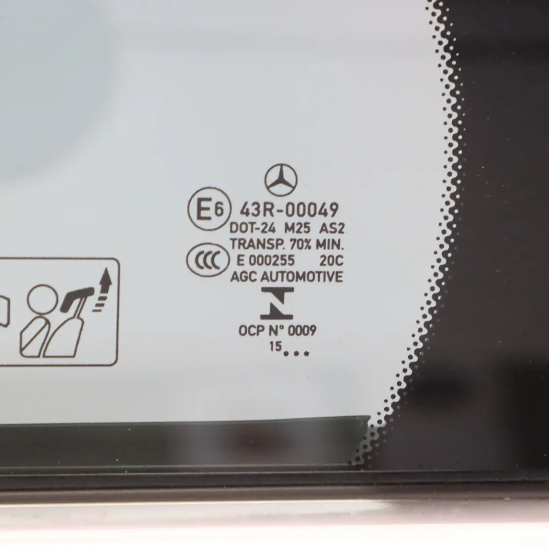 Mercedes W205 Door Rear Left N/S Tenorite Grey Metallic - 755 - SKU A2057300105-TNG - Part number A2057300105