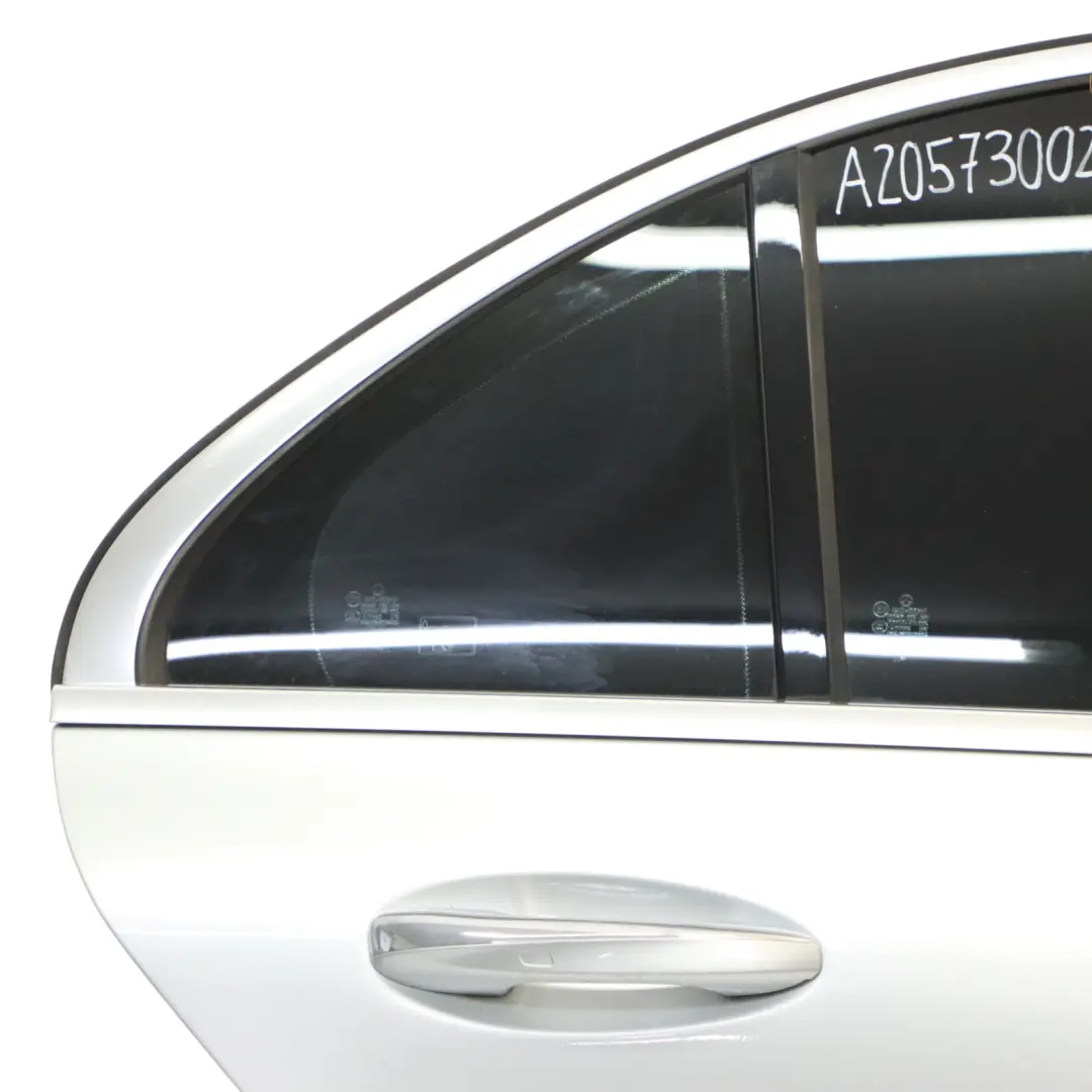 Door Rear Right O/S Iridium Silver Metallic - 775 to Mercedes W205 with Part number A2057300205 Mercedes W205 Door Rear Right O/S Iridium Silver Metallic - 775 - SKU A2057300205-IRS4 - Part number A2057300205