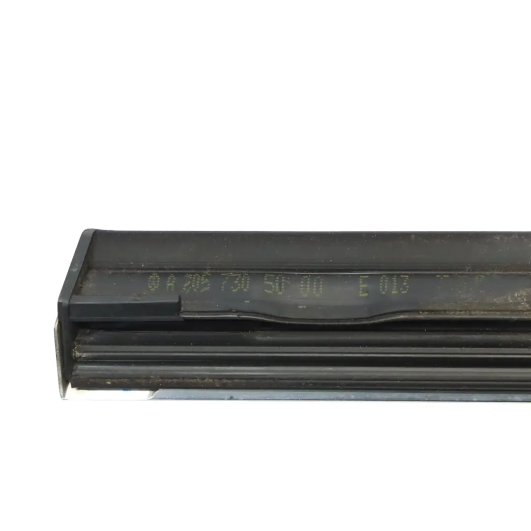 Window Strip Door Trim Moulding Rear Right O/S Silver to Mercedes W205 with Part number A2057305000 Mercedes W205 Window Strip Door Trim Moulding Rear Right O/S Silver - SKU A2057305000 - Part number A2057305000