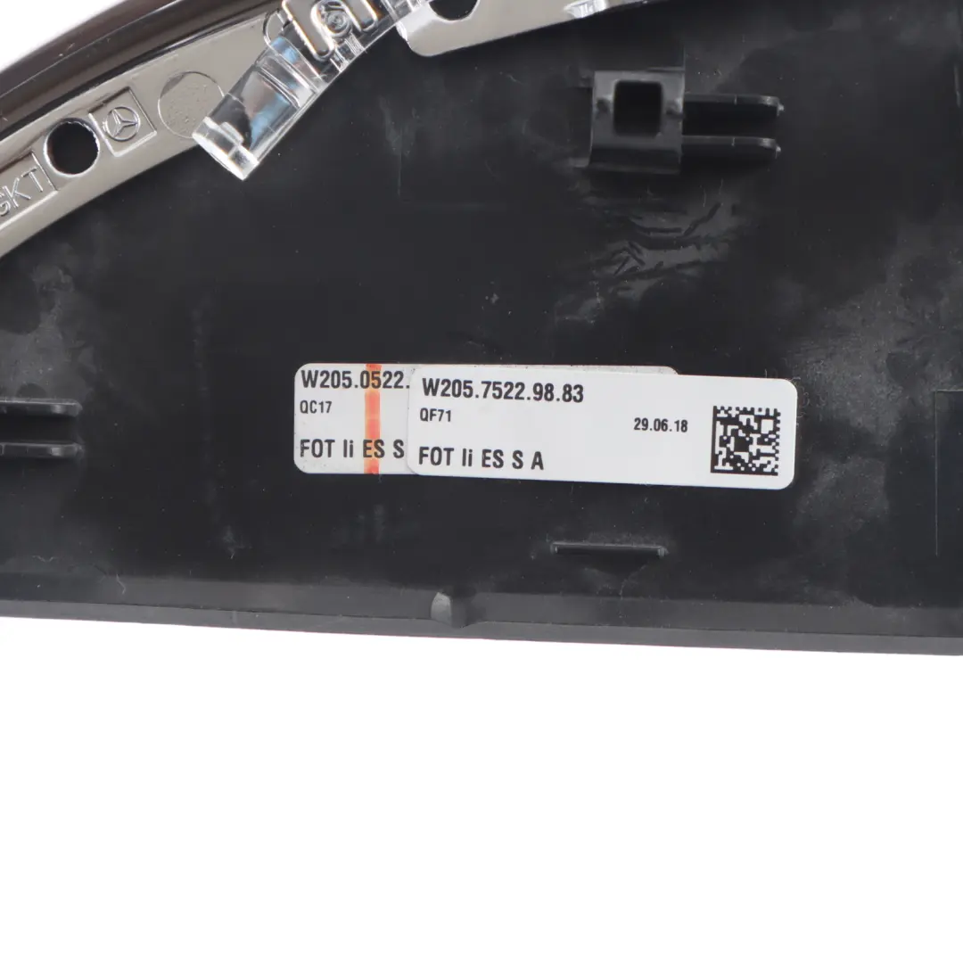 Mercedes X253 Wood Strip Cover Trim Panel Door Rear Left N/S - SKU A2057307522 - Part number A2057307522