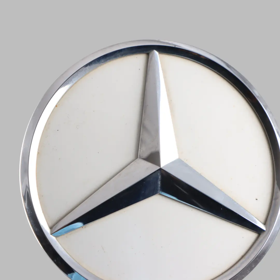 Trunk Boot Lid Tailgate Rear Emblem Polar White - 149 to Mercedes C205 with Part number A2058100018 Mercedes C205 Trunk Boot Lid Tailgate Rear Emblem Polar White - 149 - SKU A2058100018-POL - Part number A2058100018