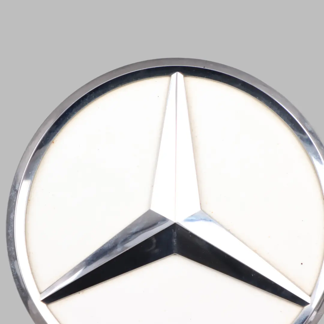 Mercedes C205 Trunk Boot Lid Tailgate Rear Emblem Polar White - 149 - SKU A2058100018-POL - Part number A2058100018