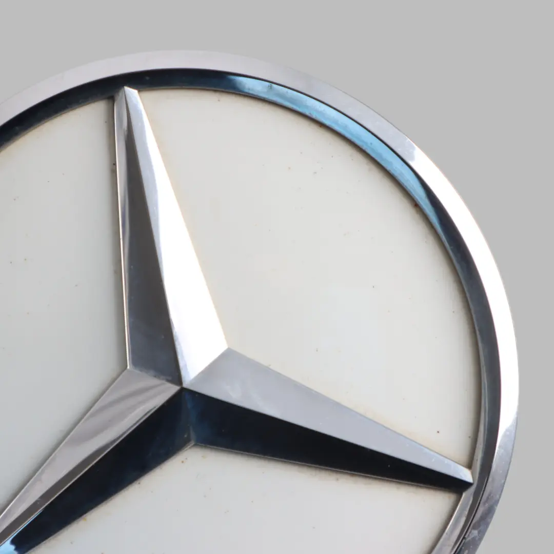 Mercedes C205 Trunk Boot Lid Tailgate Rear Emblem Polar White - 149 - SKU A2058100018-POL - Part number A2058100018