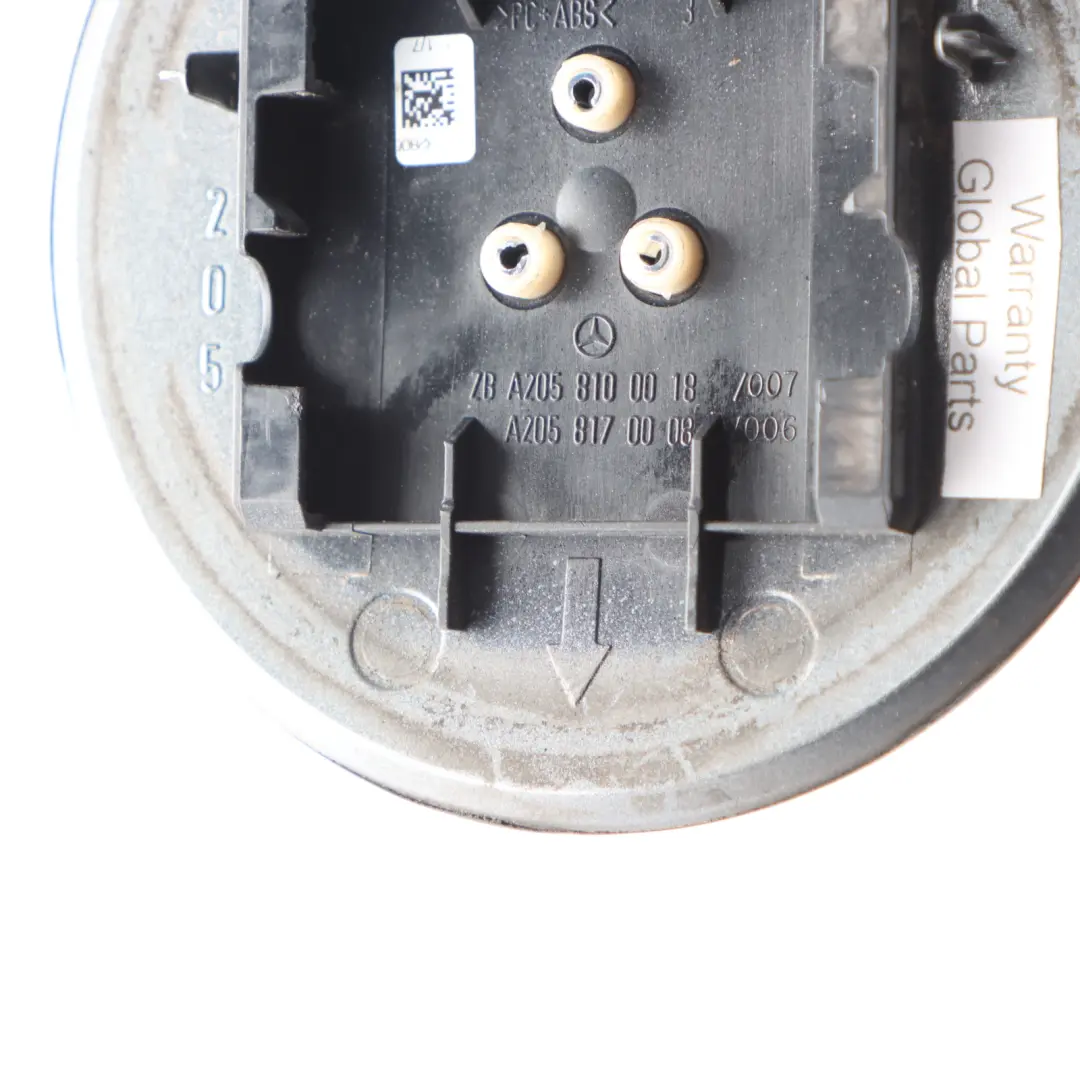 Trunk Boot Lid Tailgate Rear Emblem Selenite Grey-992 to Mercedes C205 with Part number A2058100018 Mercedes C205 Trunk Boot Lid Tailgate Rear Emblem Selenite Grey-992 - SKU A2058100018-SEL1 - Part number A2058100018