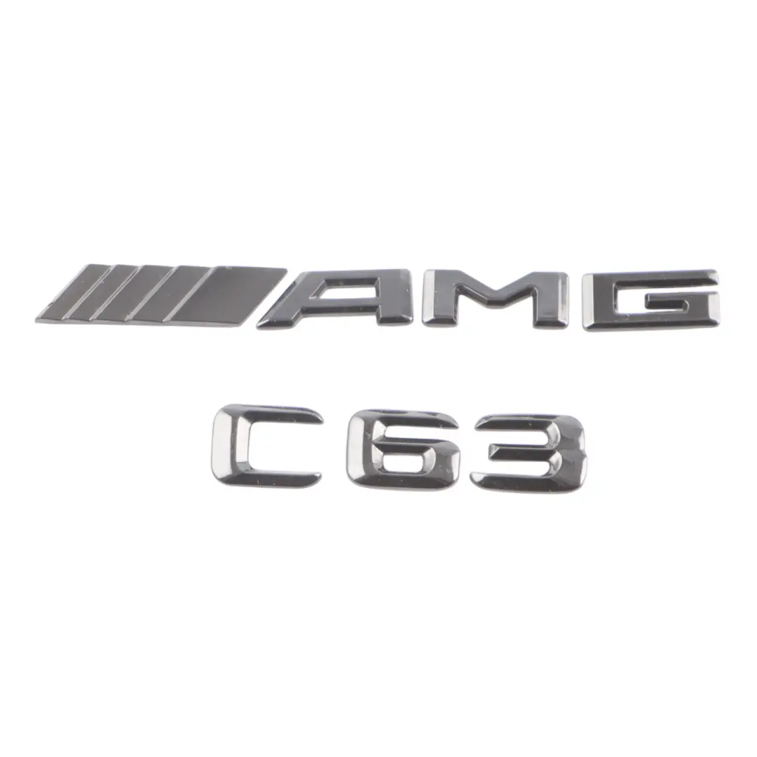 Boot Lid Lettering Emblem Logo C 6.3 AMG to Mercedes W205 Rear Tailgate with Part number A2058175700 Mercedes W205 Rear Tailgate Boot Lid Lettering Emblem Logo C 6.3 AMG - SKU A2058175700 - Part number A2058175700