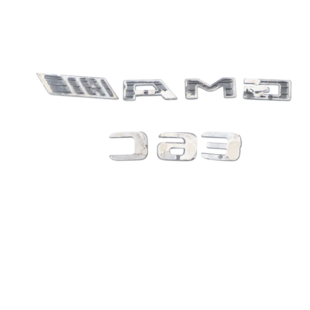 Boot Lid Lettering Emblem Logo C 6.3 AMG to Mercedes W205 Rear Tailgate with Part number A2058175700 Mercedes W205 Rear Tailgate Boot Lid Lettering Emblem Logo C 6.3 AMG - SKU A2058175700 - Part number A2058175700