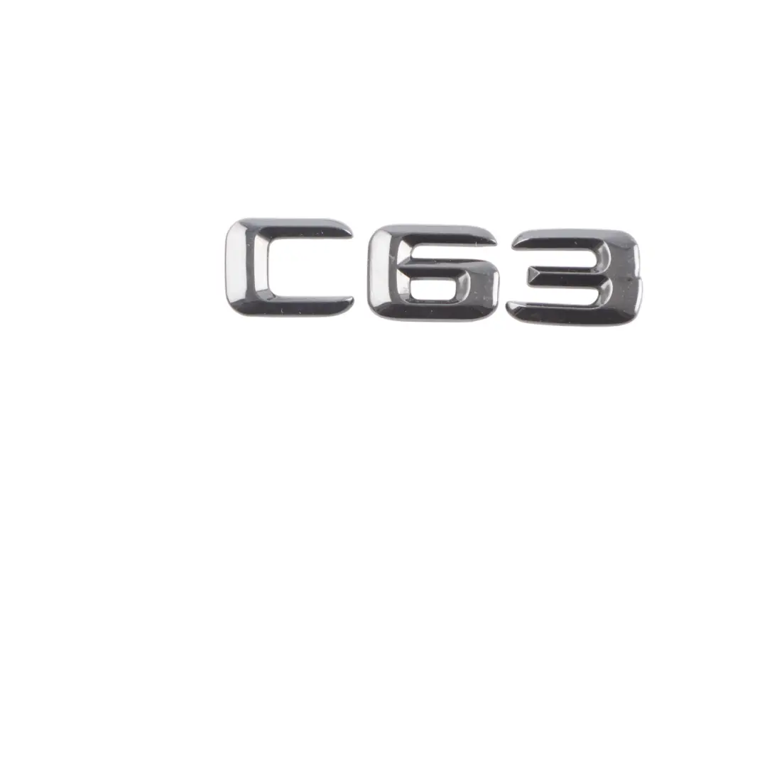 Boot Lid Lettering Emblem Logo C 6.3 AMG to Mercedes W205 Rear Tailgate with Part number A2058175700 Mercedes W205 Rear Tailgate Boot Lid Lettering Emblem Logo C 6.3 AMG - SKU A2058175700 - Part number A2058175700