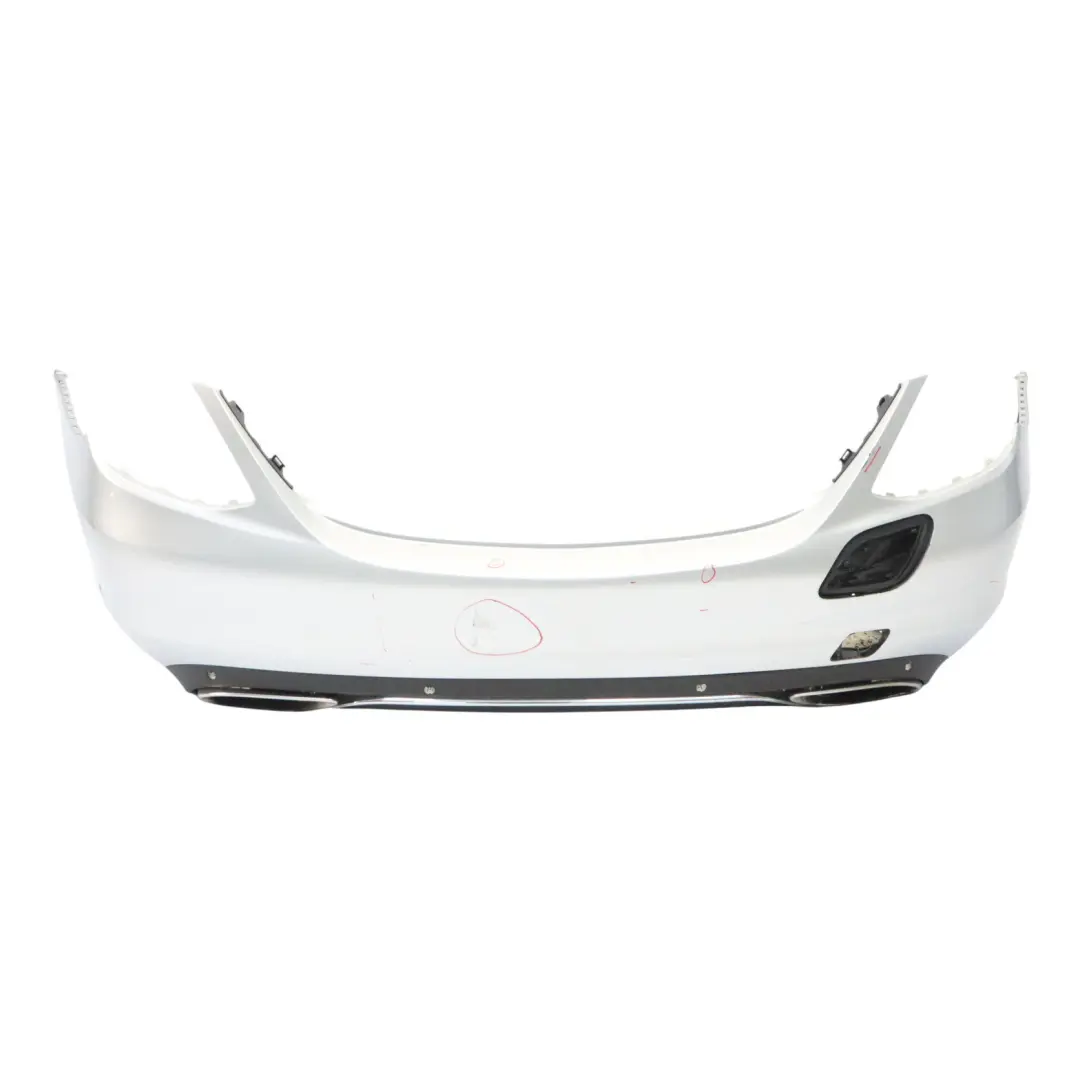 Mercedes W205 Rear Bumper Trim Panel Hybrid AMG Iridium Silver Metallic - 775 - SKU A2058803247-IRS - Part number A2058803247