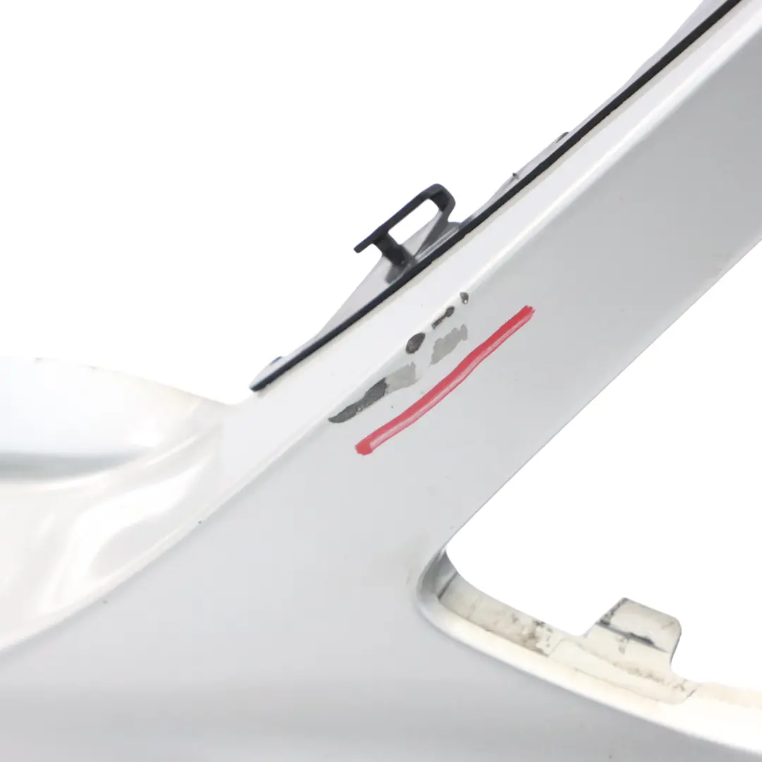 Bumper Trim Panel Hybrid AMG Iridium Silver Metallic - 775 to Mercedes W205 Rear with Part number A2058803247 Mercedes W205 Rear Bumper Trim Panel Hybrid AMG Iridium Silver Metallic - 775 - SKU A2058803247-IRS - Part number A2058803247