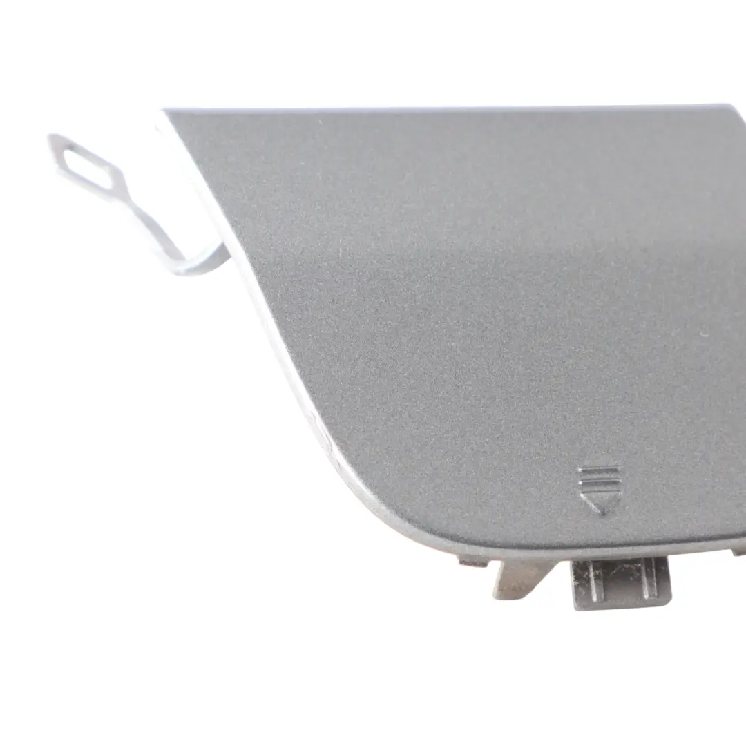 Bumper Tow Eye Hook Cover Cap Selenite Grey - 992 to Mercedes W205 Rear with Part number A2058851624 Mercedes W205 Rear Bumper Tow Eye Hook Cover Cap Selenite Grey - 992 - SKU A2058851624-SEL - Part number A2058851624