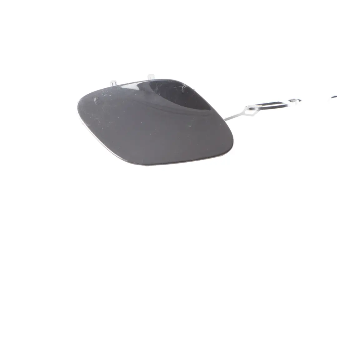 Front Bumper Towing Eye Trim Cover Obsidian Black-197 to Mercedes C205 with Part number A2058856402 Mercedes C205 Front Bumper Towing Eye Trim Cover Obsidian Black-197 - SKU A2058856402-OB - Part number A2058856402