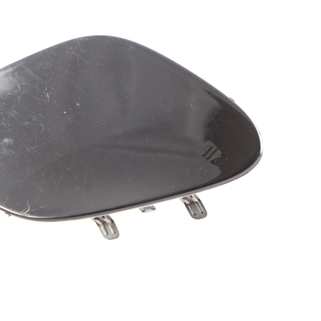 Front Bumper Towing Eye Trim Cover Obsidian Black-197 to Mercedes C205 with Part number A2058856402 Mercedes C205 Front Bumper Towing Eye Trim Cover Obsidian Black-197 - SKU A2058856402-OB - Part number A2058856402