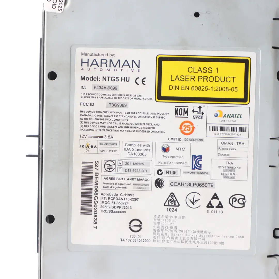 Display Screen Radio Multimedia Navigation Sat Unit to Mercedes W204 with Part number A2059002929 Mercedes W204 Display Screen Radio Multimedia Navigation Sat Unit - SKU A2059002929 - Part number A2059002929