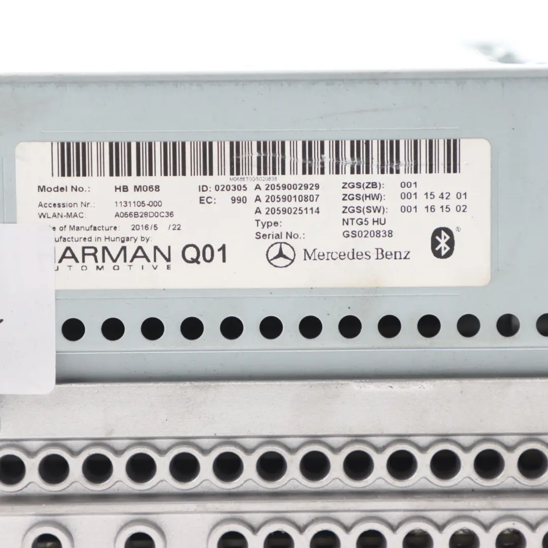 Display Screen Radio Multimedia Navigation Sat Unit to Mercedes W204 with Part number A2059002929 Mercedes W204 Display Screen Radio Multimedia Navigation Sat Unit - SKU A2059002929 - Part number A2059002929