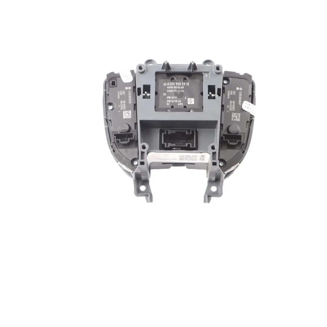Console Switch Panel Sat Navigation Knob Controller to Mercedes W205 with Part number A2059005915 Mercedes W205 Console Switch Panel Sat Navigation Knob Controller - SKU A2059005915-7 - Part number A2059005915