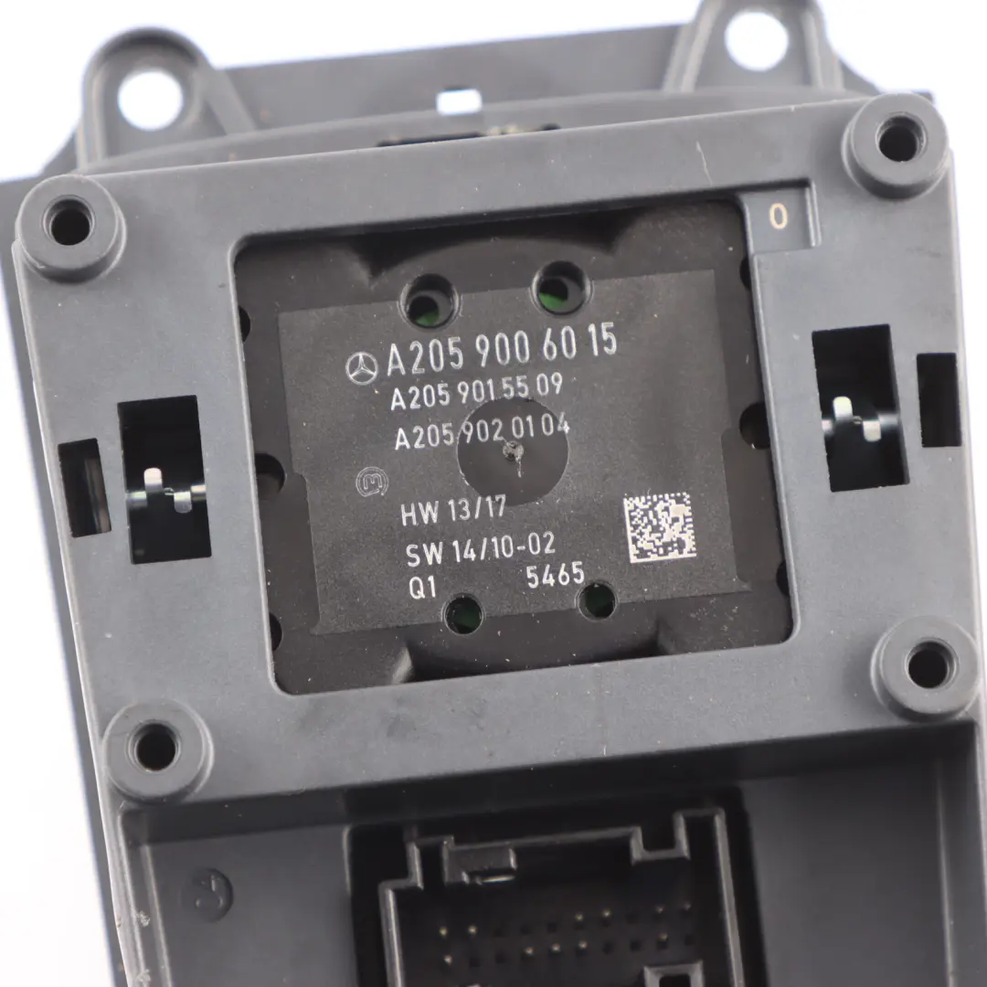 Mercedes W205 X253 Panel Botón Giratorio Touch Pad Control Media - SKU A2059006015-1 - Número de pieza A2059006015