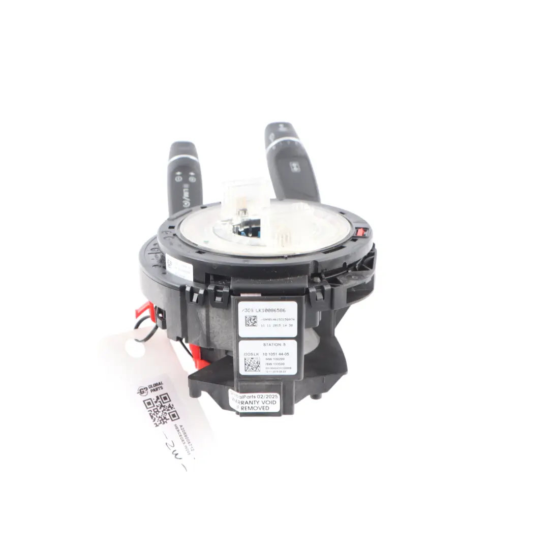Interruptor Columna Dirección Limpiaparabrisas para Mercedes W205 X253 con número de pieza A2059006712 Mercedes W205 X253 Interruptor Columna Dirección Limpiaparabrisas - SKU A2059006712 - Número de pieza A2059006712