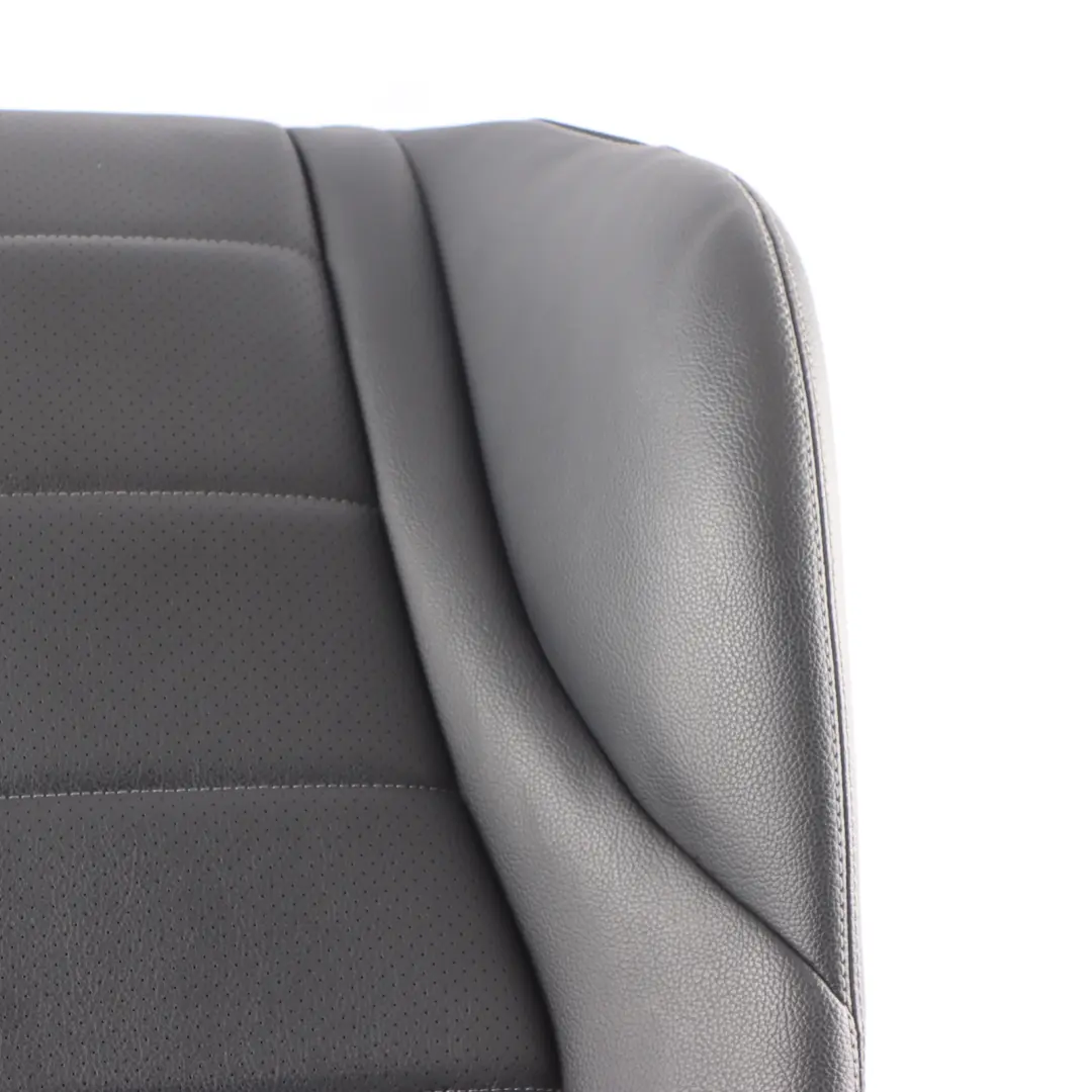 Mercedes W205 Front Seat Backrest Left N/S Heated Imitation Leather Black - SKU A2059101147-7 - Part number A2059101147