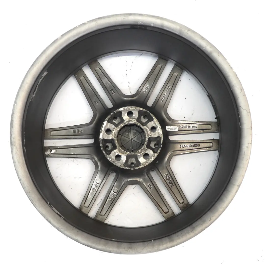 Mercedes C207 A207 AMG Rear Grey Alloy Wheel Rim 18" 8.5J ET:49 - SKU A2074011402-4 - Part number A2074011402