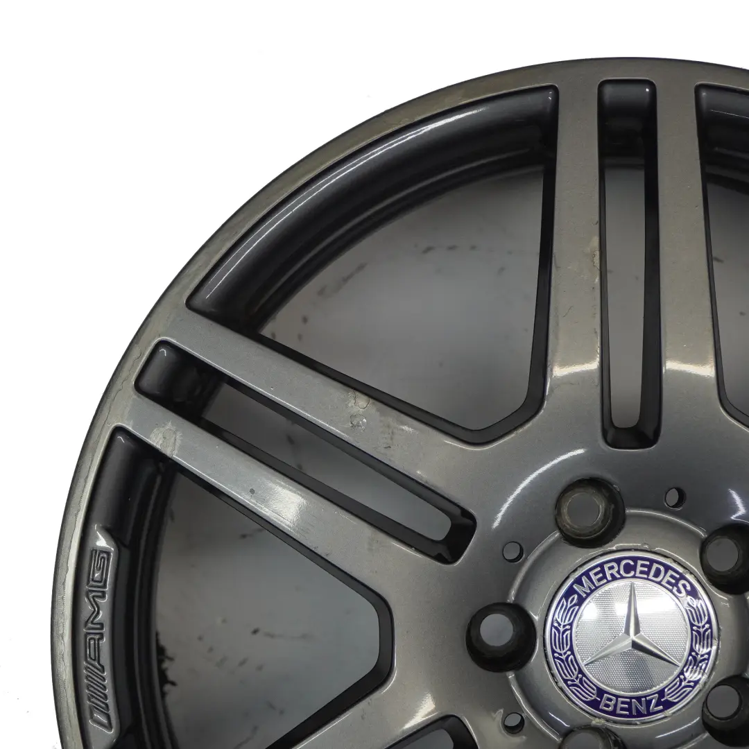 Mercedes C207 A207 AMG Rear Grey Alloy Wheel Rim 18" 8.5J ET:49 - SKU A2074011402-4 - Part number A2074011402