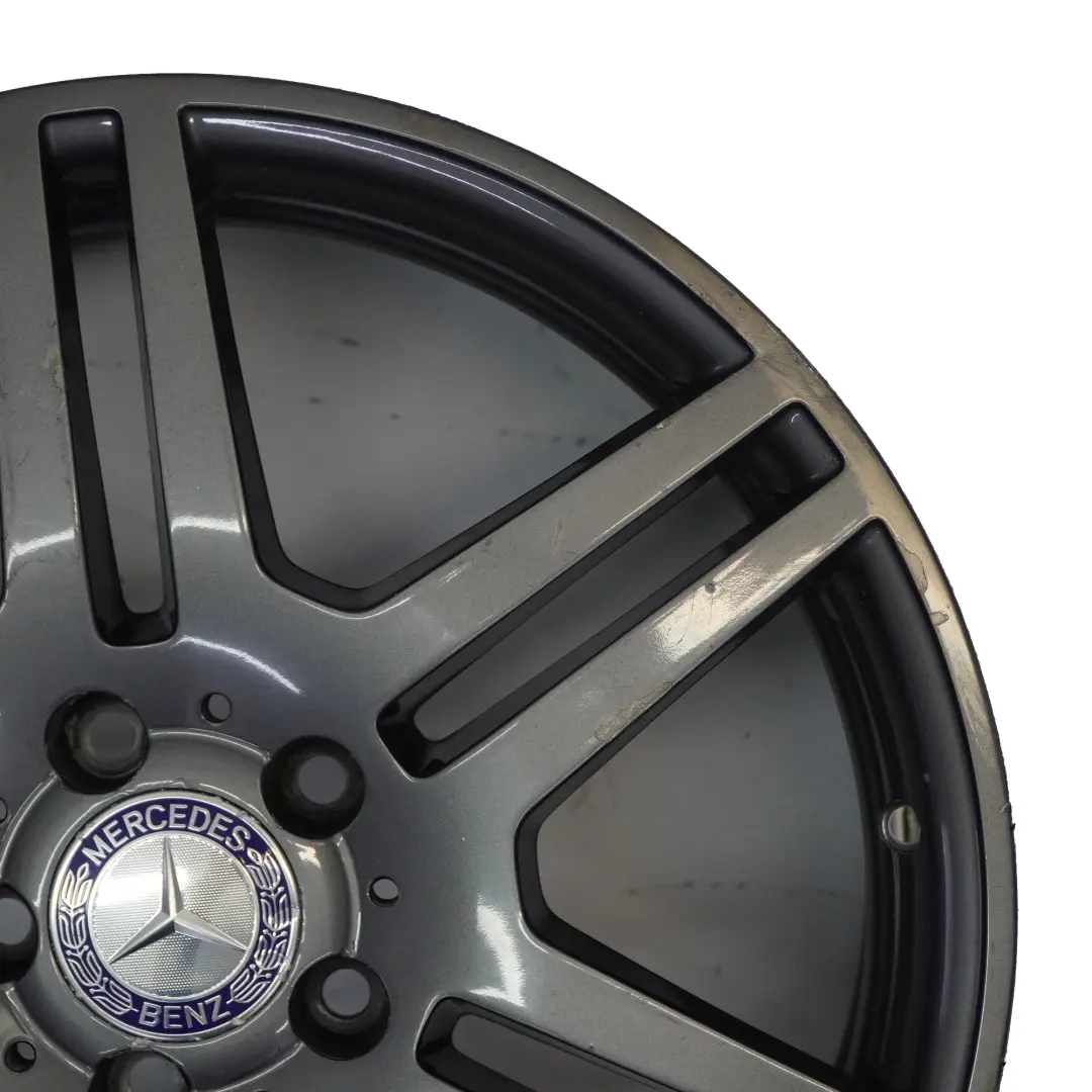 Mercedes C207 A207 AMG Rear Grey Alloy Wheel Rim 18" 8.5J ET:49 - SKU A2074011402-4 - Part number A2074011402