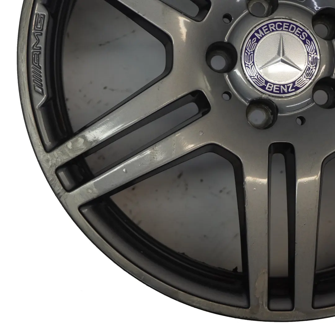 Mercedes C207 A207 AMG Rear Grey Alloy Wheel Rim 18" 8.5J ET:49 - SKU A2074011402-4 - Part number A2074011402
