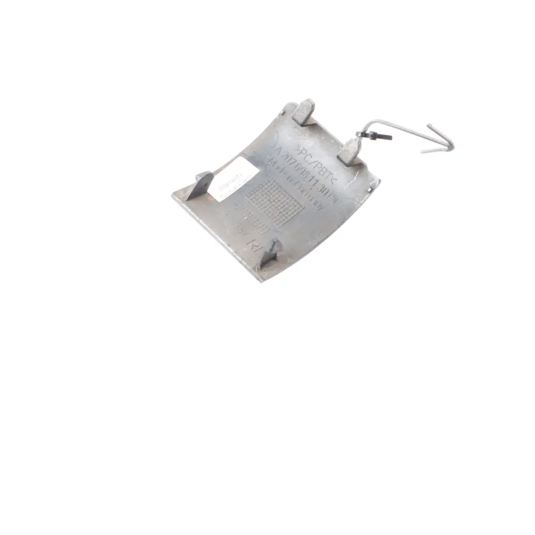 Mercedes A207 Front Right O/S Jacking Eye Cover Trim Palladium Silver - 792 - SKU A2076981130-PAL - Part number A2076981130