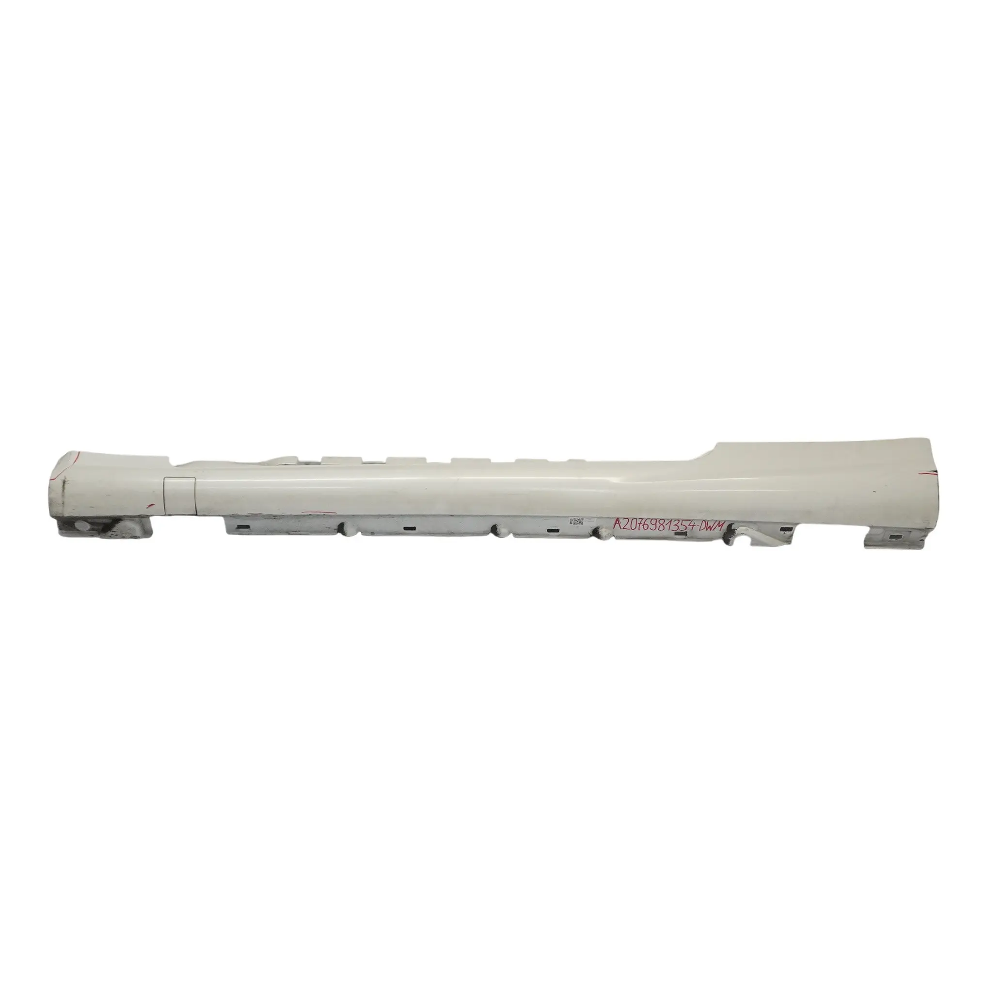 Mercedes W207 Side Skirt AMG Door Sill Cover Left N/S Diamond White Metallic 799