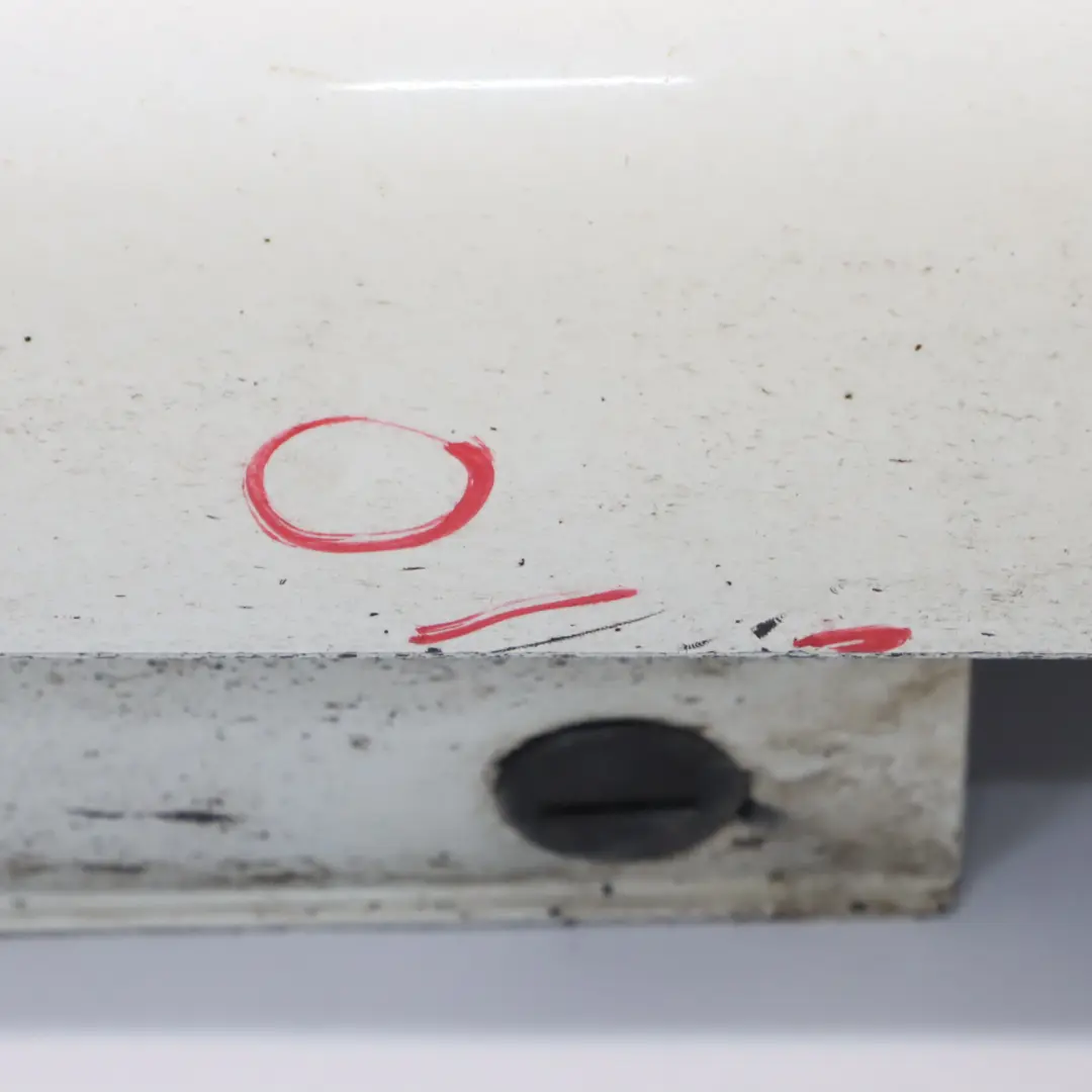 Mercedes W207 Gonna Laterale AMG Copri Soglia Porta Destra Diamond White - 799 - SKU A2076981454-DWM - Numero di parte A2076981454