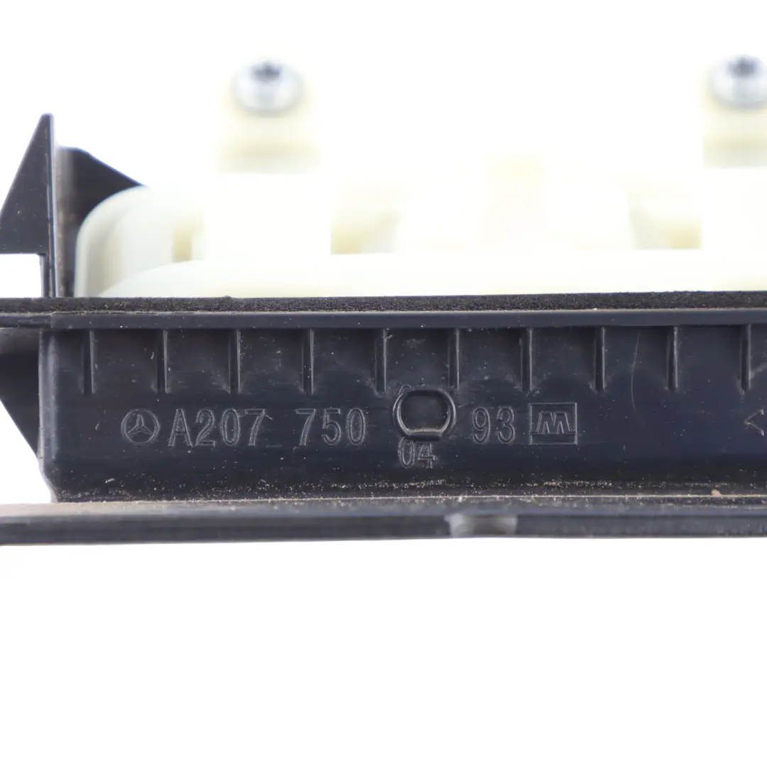 Boot Trunk Lid Tailgate Handle Holder Mounting Bracket to Mercedes C207 with Part number A2077500493 Mercedes C207 Boot Trunk Lid Tailgate Handle Holder Mounting Bracket - SKU A2077500493 - Part number A2077500493