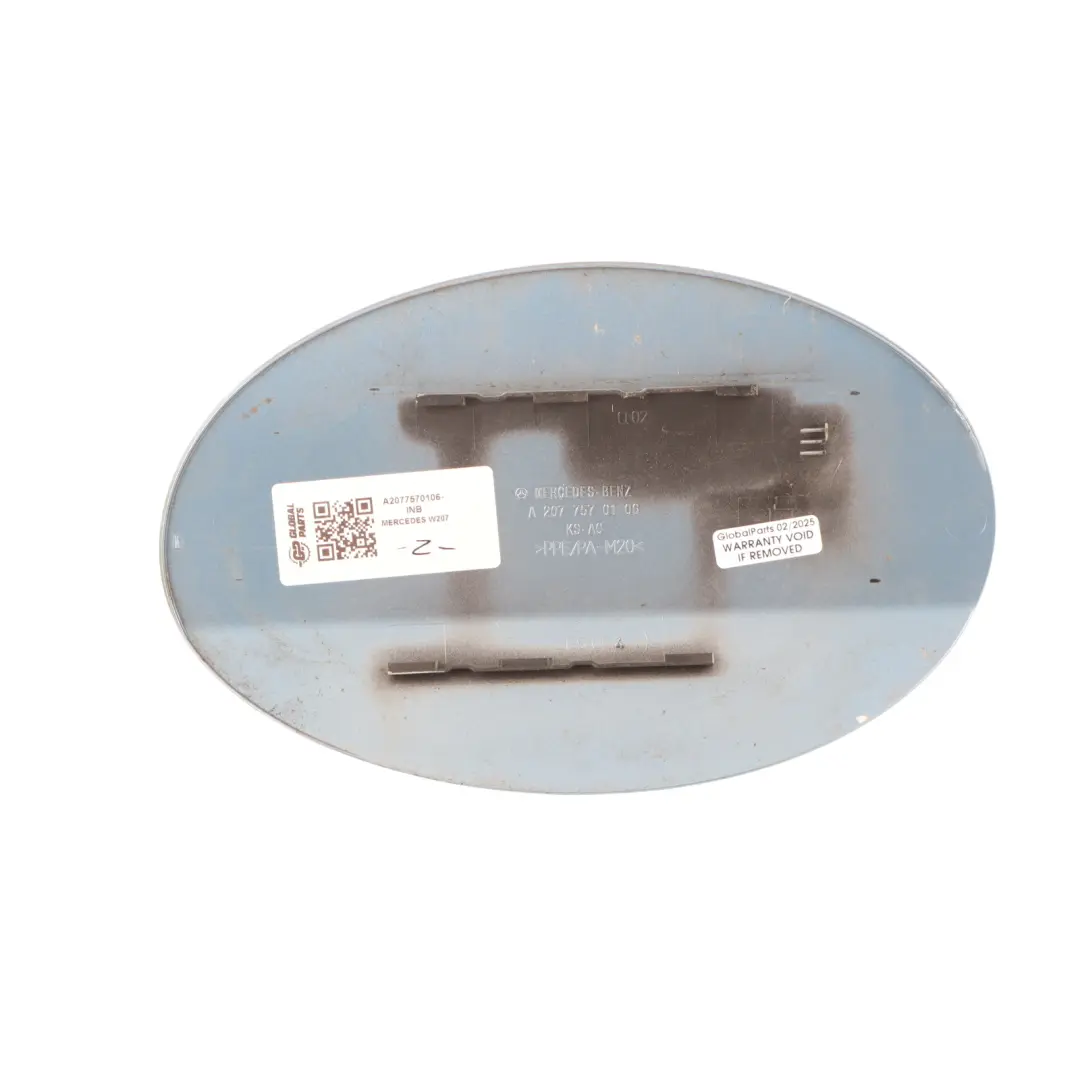 Mercedes W207 Fuel Filler Flap Cover Trim Indigolite Blue - 230 - SKU A2077570106-INB - Part number A2077570106
