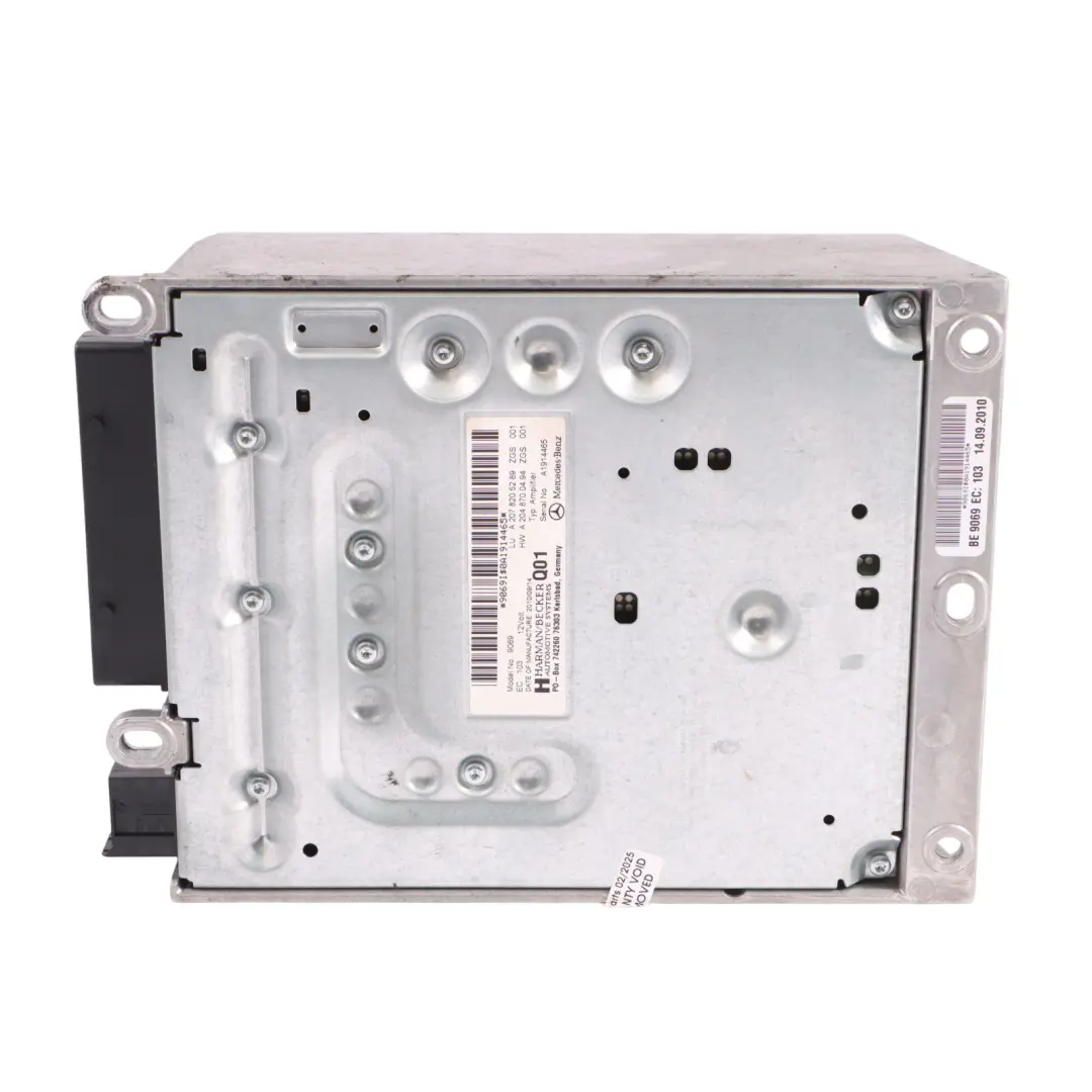 Amplificador Trasero Sonido Audio Gewtaway Becker para Mercedes C207 con número de pieza A2078205289 Mercedes C207 Amplificador Trasero Sonido Audio Gewtaway Becker - SKU A2078205289 - Número de pieza A2078205289