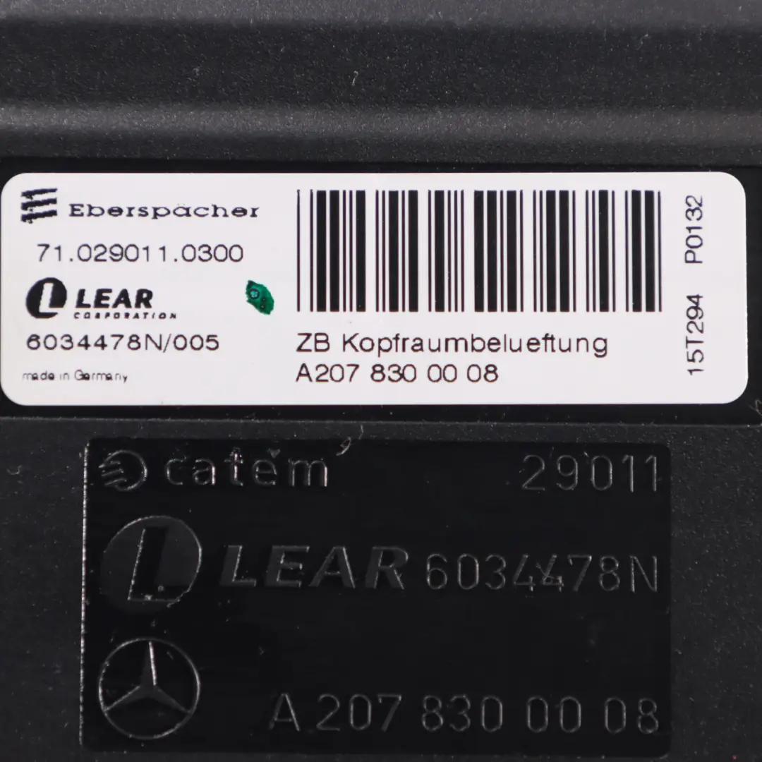  Wentylator Siedzenia Mercedes A207 W207 Wentylator Zagłówka - SKU A2078300008-1 - Numer Części A2078300008