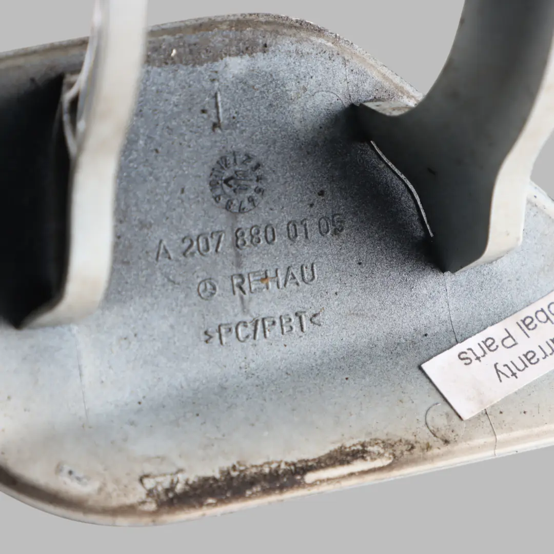 Front Bumper Towing Eye Flap Trim Cover Calcite White - 650 to Mercedes C207 with Part number A2078800105 Mercedes C207 Front Bumper Towing Eye Flap Trim Cover Calcite White - 650 - SKU A2078800105-CW - Part number A2078800105