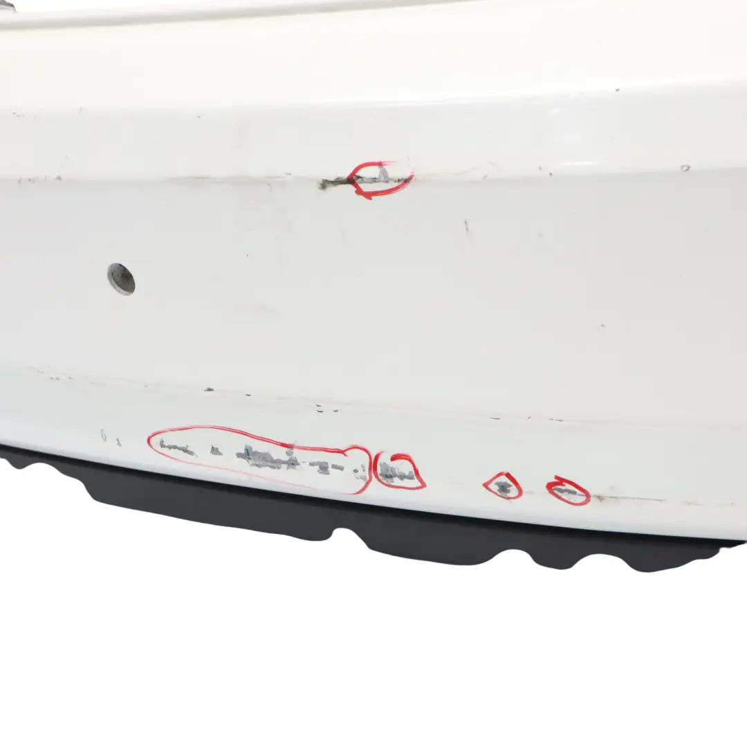 Mercedes W207 Tylny Zderzak port Diamond White Biały Metalik - 799 - SKU A2078803647-DWM3 - Numer Części A2078803647