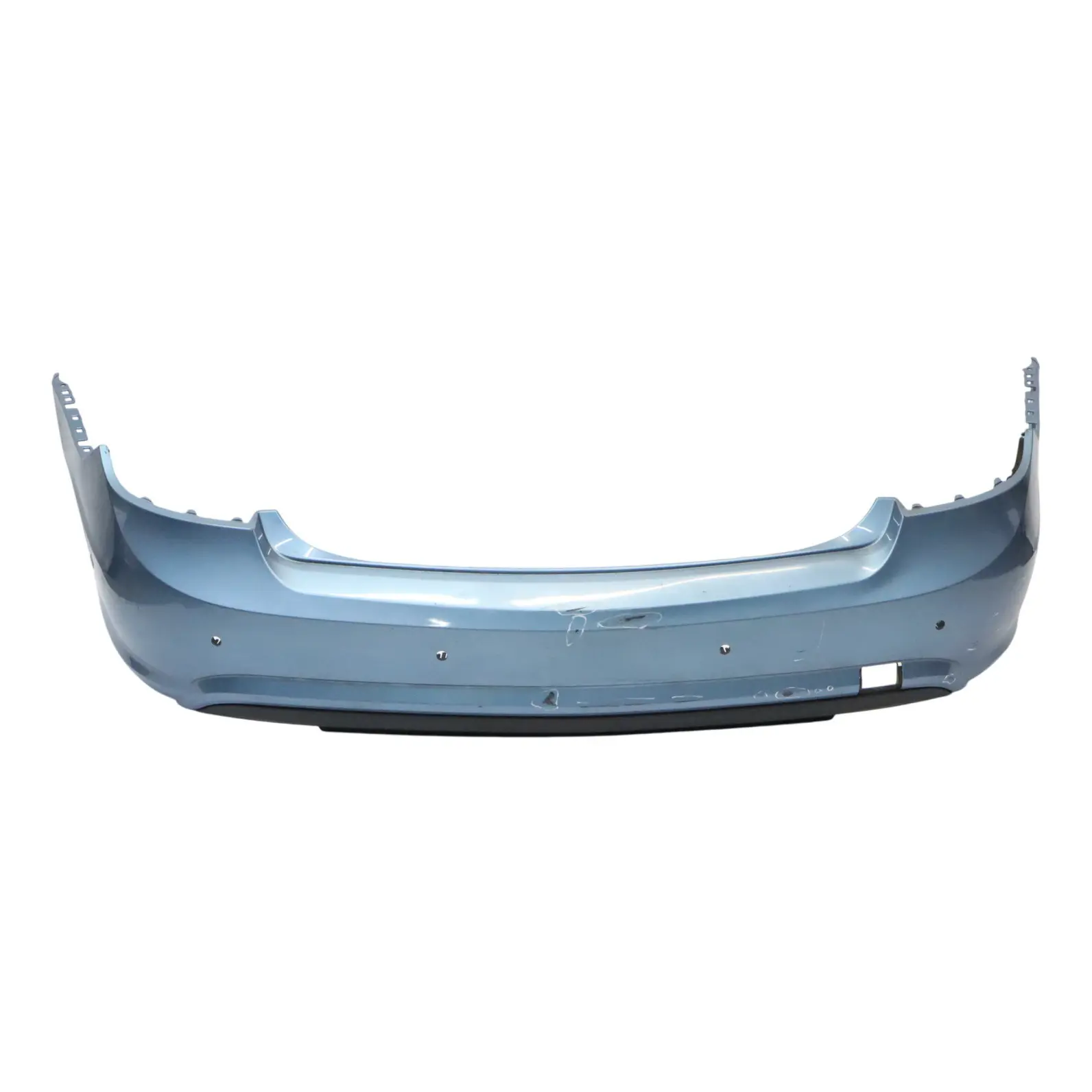 Mercedes W207 Rear Bumper Trim Panel Covering Indigolite Blue Metallic - 230
