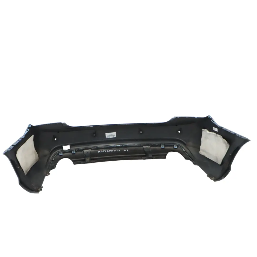 W207 Rear Bumper Trim Panel Covering Indigolite Blue Metallic - 230 to Mercedes with Part number A2078803647 Mercedes W207 Rear Bumper Trim Panel Covering Indigolite Blue Metallic - 230 - SKU A2078803647-INB - Part number A2078803647