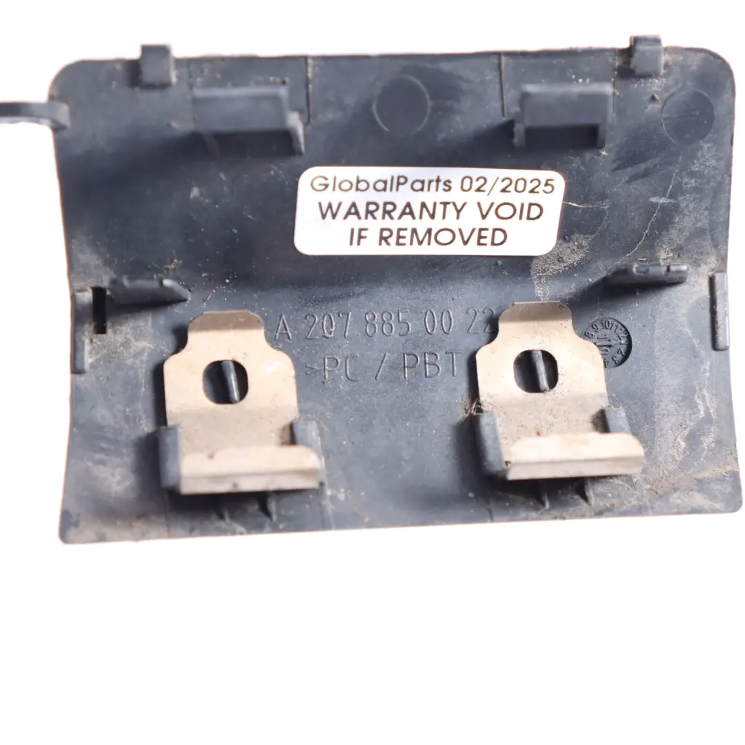 Mercedes W207 Rear Bumper Tow Eye Hook Cover Cap Tenorite Grey 755 - SKU A2078850022-TNG - Part number A2078850022