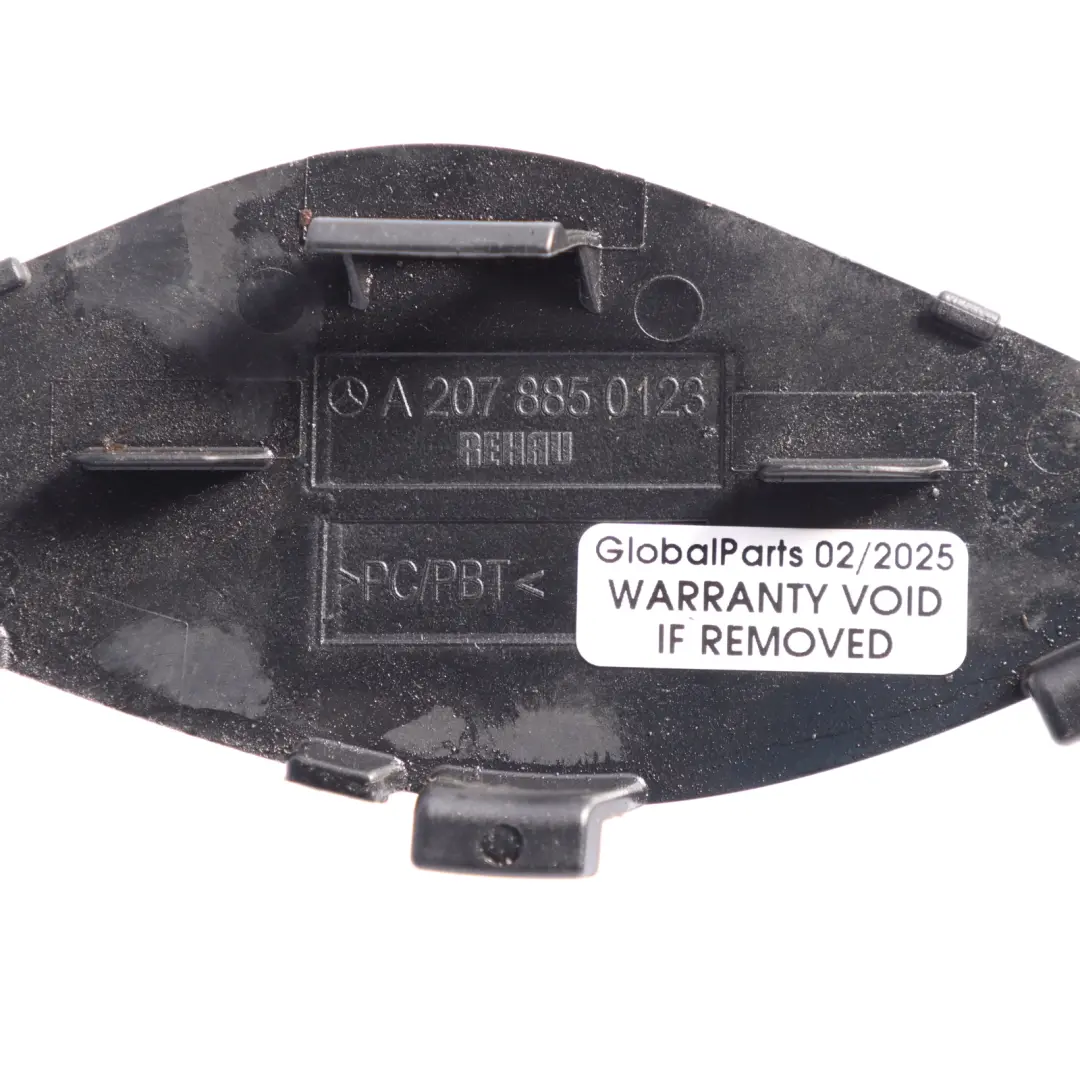 Mercedes W207 Front Bumper Tow Hook Cover Cap Tenorite Grey - 755 - SKU A2078850123-TNG - Part number A2078850123