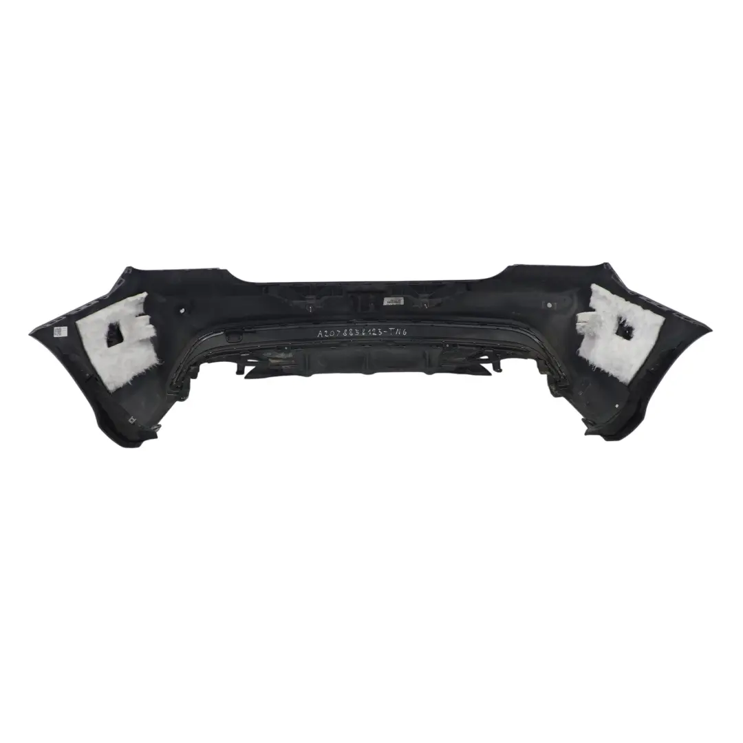 W207 Rear Bumper AMG Sport Tenorite Grey Metallic - 755 to Mercedes with Part number A2078858125 Mercedes W207 Rear Bumper AMG Sport Tenorite Grey Metallic - 755 - SKU A2078858125-TNG - Part number A2078858125