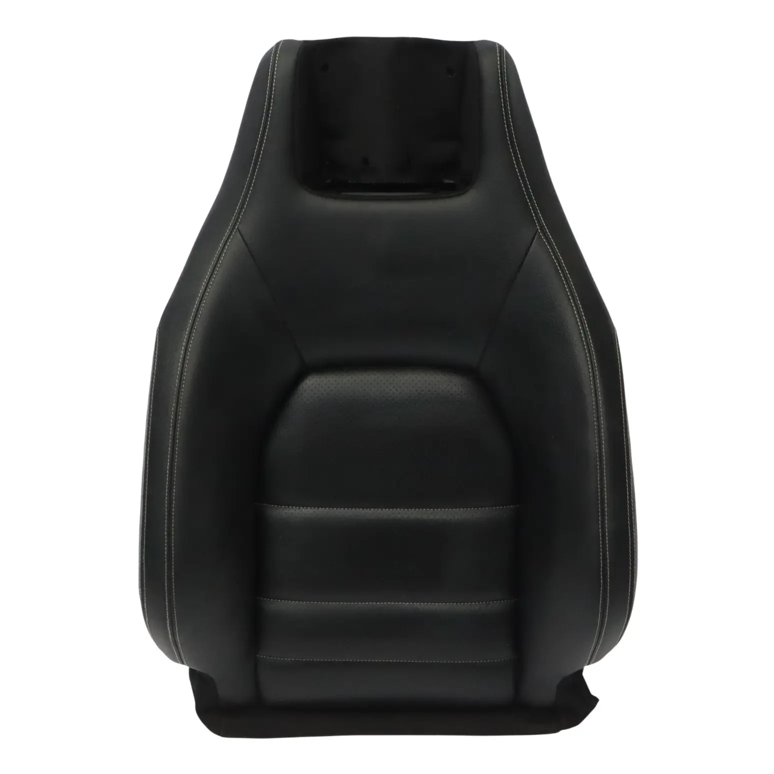 Mercedes C207 Seat Backrest Cover Leather Black Front Left N/S A2079101547